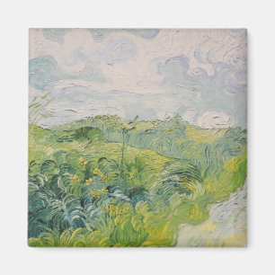 Imã Campos de trigo verde - Van Gogh - c1889