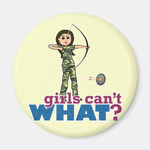Imã Camuflagem Archery Girl - Luz