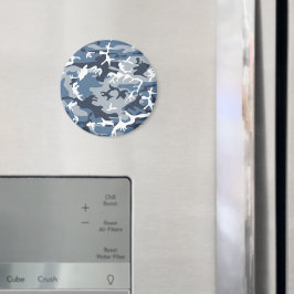 Imã Camuflagem Azul da Neve de inverno, Militar, Exérc