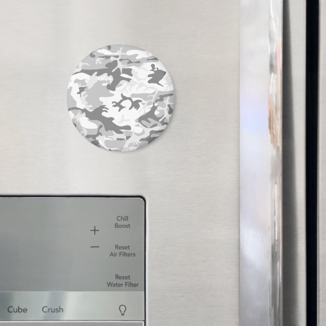 Imã Camuflagem de Cinzas de inverno, Militar, Exército (In Situ (Fridge))