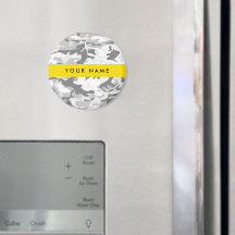 Camuflagem de Cinzas de neve de inverno Seu nome p