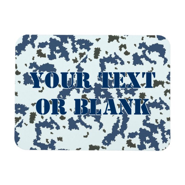 Ímã Camuflagem de inverno (Horizontal)