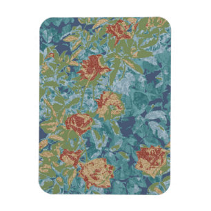 Ímã Camuflagem e flores