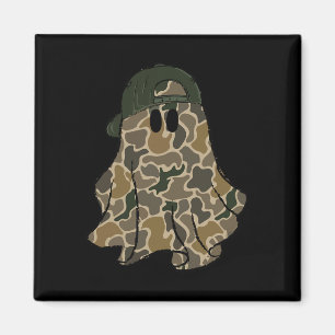 Imã Camuflagem engraçada de Halloween Camo Fantasma Ol