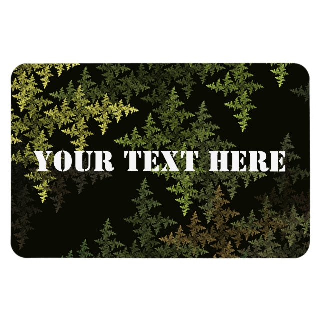 Ímã Camuflagem Fractal (Horizontal)