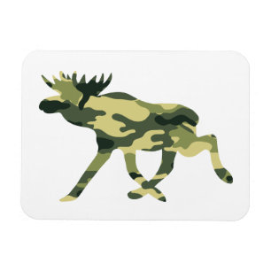 Ímã Camuflagem Moose/Terra do Pau