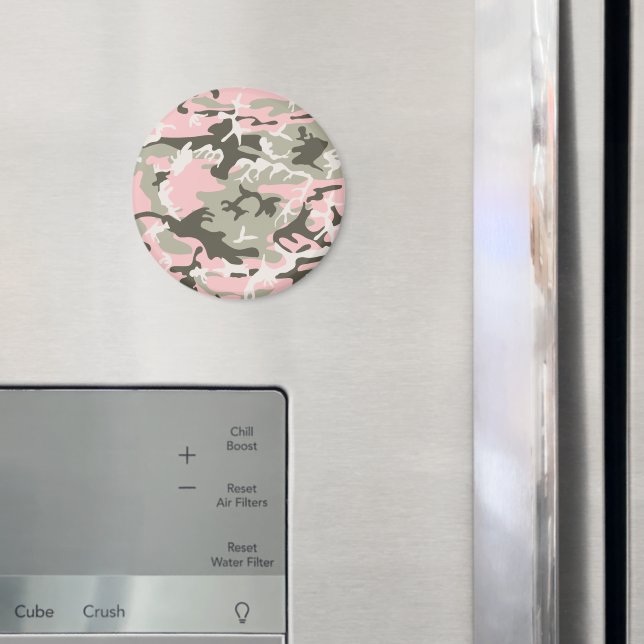 Imã Camuflagem rosa e verde, Militares, Exército (In Situ (Fridge))