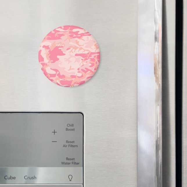 Imã Camuflagem Rosa, Militar, Exército (In Situ (Fridge))