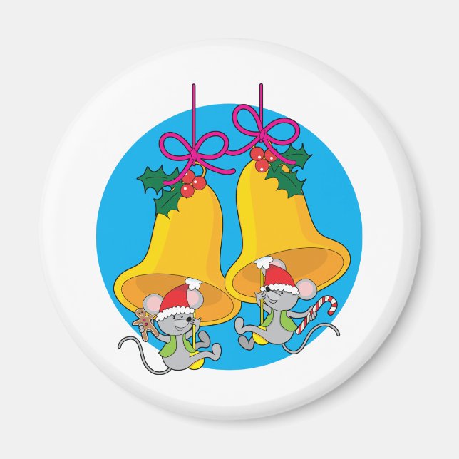 Imã Camundongos de Natal (Frente)