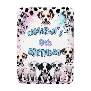 Ímã Cana-de-Aniversário Cachorada Dalmática
