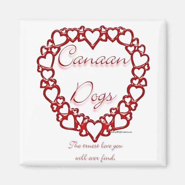 Imã Canaan Dog True Love (Frente)