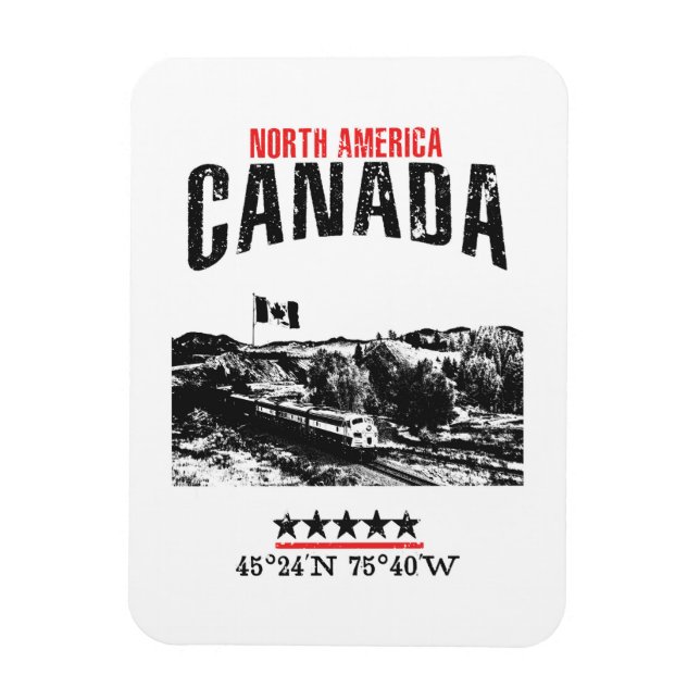 Ímã Canadá (Vertical)