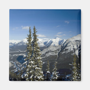 Imã Canadá, Alberta, Banff. Vistas do Vale Bow