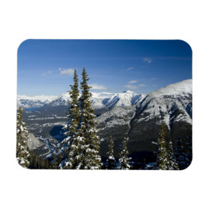 Ímã Canadá, Alberta, Banff. Vistas do Vale Bow