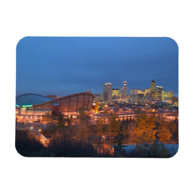 Ímã Canadá, Alberta, Calgary: City Skyline, 4 (Horizontal)