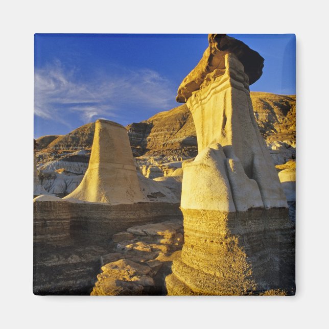 Imã Canadá, Alberta, Drumheller. Hoodoos. (Frente)
