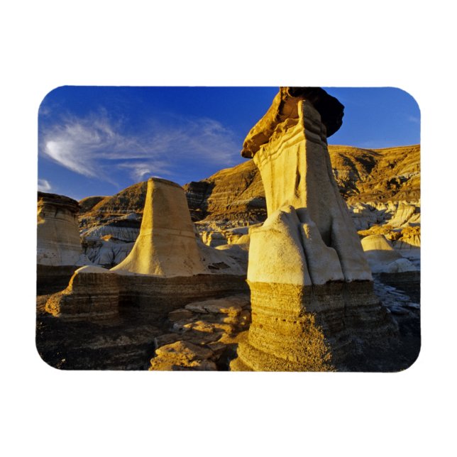 Ímã Canadá, Alberta, Drumheller. Hoodoos. (Horizontal)