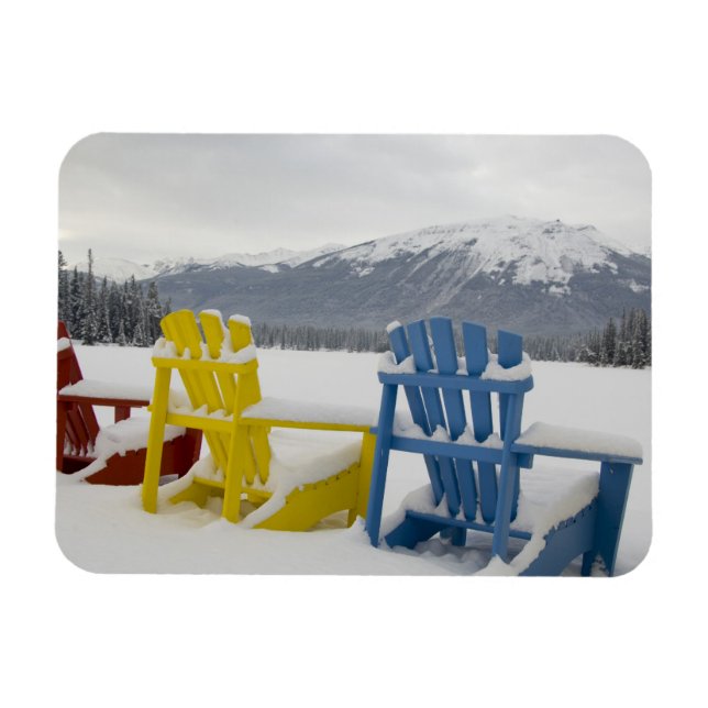 Ímã Canadá, Alberta, Jasper, Jasper NP. Fairmont (Horizontal)