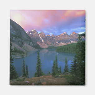 Imã Canadá, Alberta, Lago Moraine ao Amanhecer, Banff