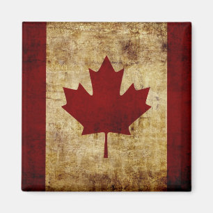 Imã Canadá / Bandeira desgastada