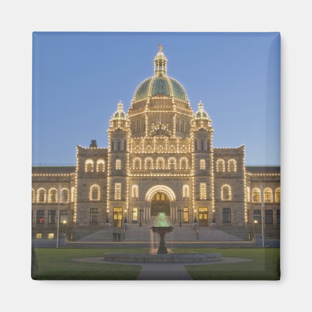 Imã Canadá, BC, Victoria, Edifício do Legislativo da B (Frente)