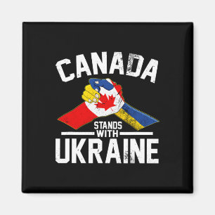 Imã Canadá Fica Com a Ucrânia Bandeira Canadense Ucran