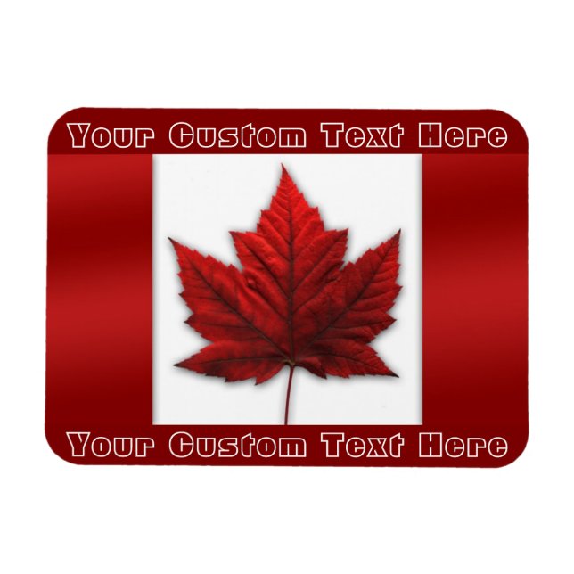 Ímã Canadá Flag Magnet Canadá Personalizado Magnet (Horizontal)
