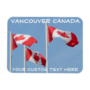 Ímã Canadá Flag Magnet Canadá Personalizado Magnet