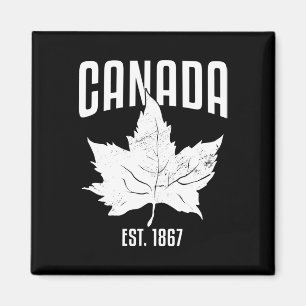 Imã Canadá Hockey Leste 1867 Bandeira Patriótica Mulhe