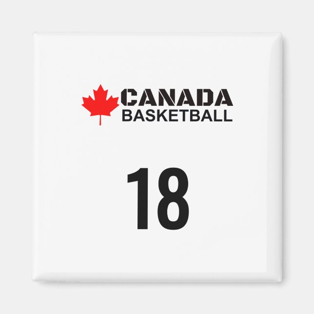 Imã Canadá Ideia de número 18 de presente de Design de (Frente)