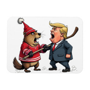 Ímã Canadá lutando contra Trump