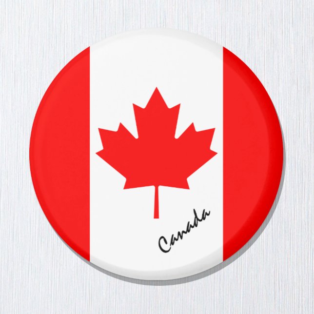 Imã Canadá Magnet, viagem / esportes, Bandeira Canadia (Criador carregado)