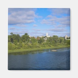 Imã Canadá, New Brunswick, Fredericton, vista da cidad