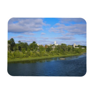 Ímã Canadá, Nova Brunswick, Fredericton, vista da cida