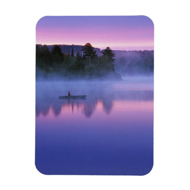 Ímã Canadá, Ontário, Parque Algonguin, Canoísta em (Vertical)