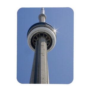 Ímã Canadá, Ontário, Toronto. Topo da Torre CN com