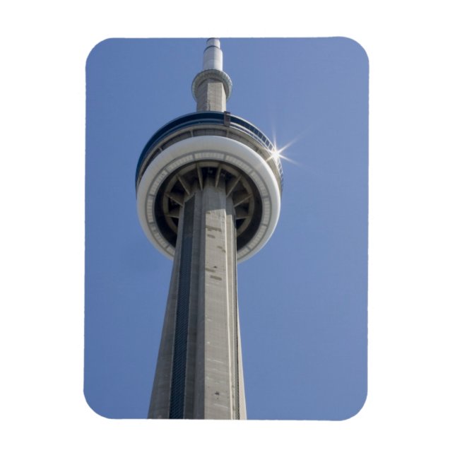 Ímã Canadá, Ontário, Toronto. Topo da Torre CN com (Vertical)