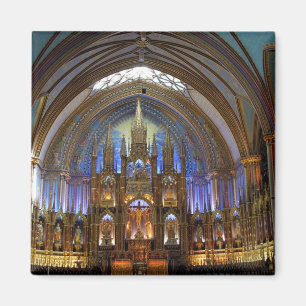 Imã Canadá, Quebec, Montreal. Interior do Notre 2