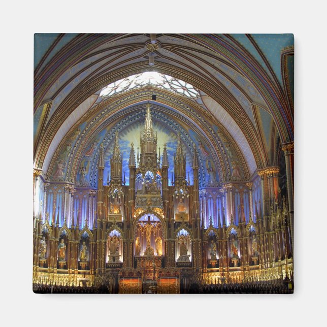 Imã Canadá, Quebec, Montreal. Interior do Notre 2 (Frente)