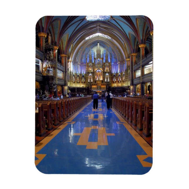 Ímã Canadá, Quebec, Montreal. Interior do Notre 3 (Vertical)
