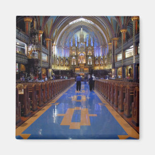 Imã Canadá, Quebec, Montreal. Interior do Notre 3