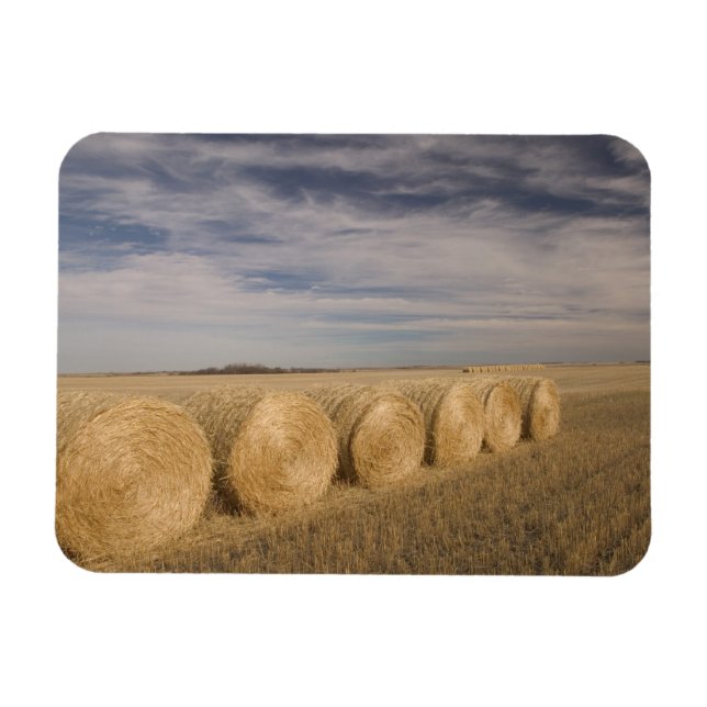 Ímã Canadá, Saskatchewan, Craik: Fardos de feno / Outo (Horizontal)