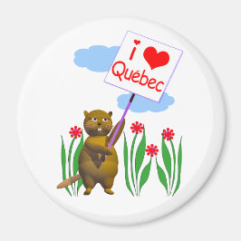 Imã Canadense Beaver Loves Quebec