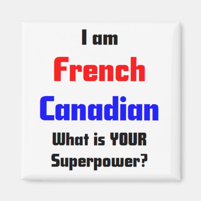 Imã canadense francês (Frente)