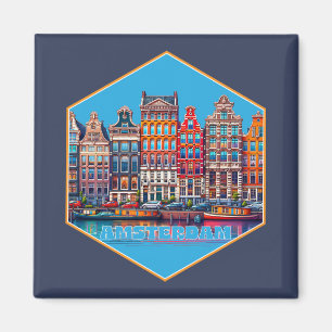 Imã Canal Amsterdã Holanda Europa
