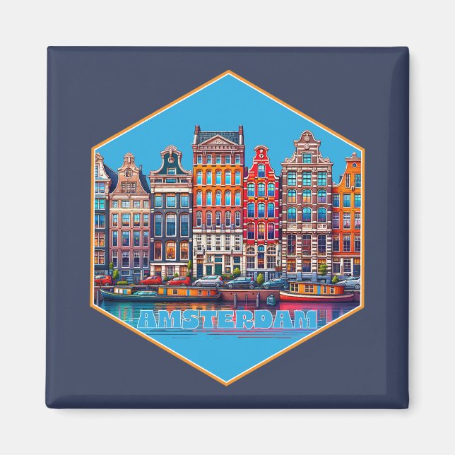 Imã Canal Amsterdã Holanda Europa (Frente)
