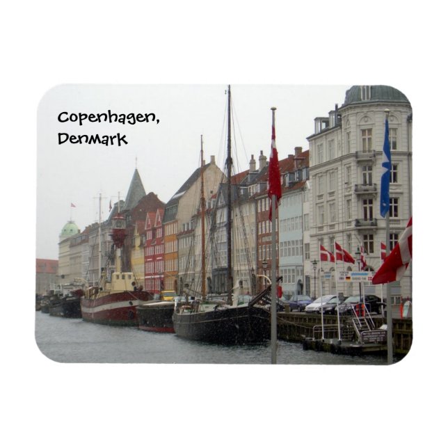 Ímã Canal de Copenhagen (Nyhavn) (Horizontal)