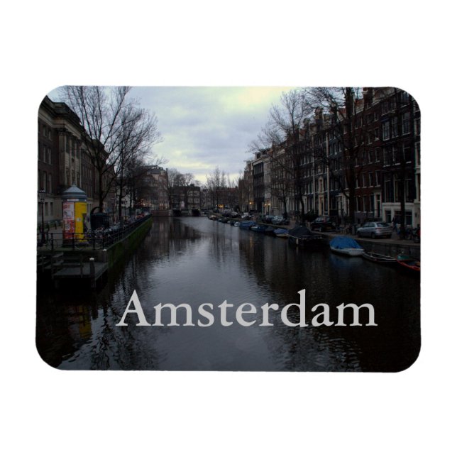 Ímã Canal de prinsengracht, Amesterdã (Horizontal)