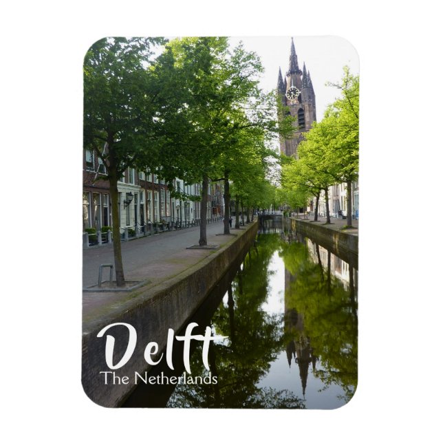 Ímã Canal Delft & Oude Kerk (Vertical)