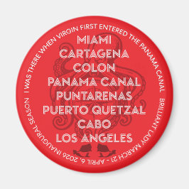 Imã Canal do Panamá inaugural GOBI à vela